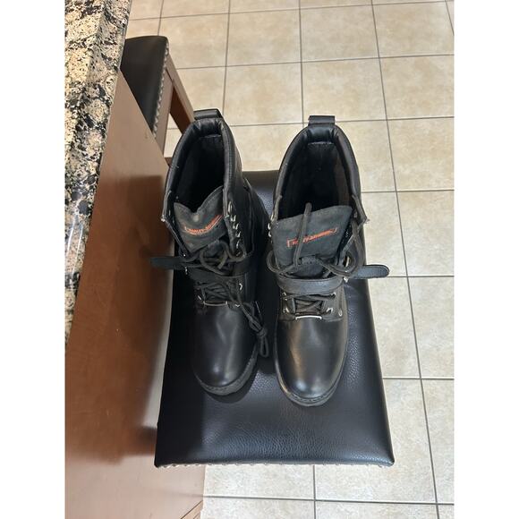 Harley-Davidson Men\'s Faded Glory Motorcycle Boots Shoes Size 9 Black main image 7